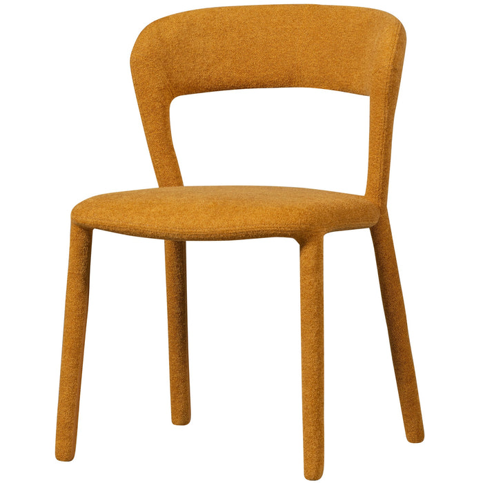 BePureHome Noble Eetkamerstoelen - Polyester - Corn - Set van 6