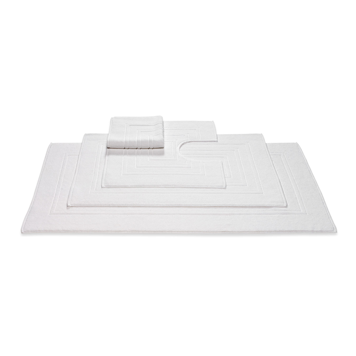 Houston Badmat White | 60 x 60 cm | Wit | Katoen