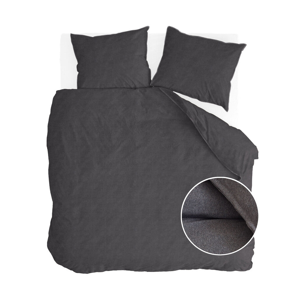 Walra - Dekbedovertrek Soft Comfort - 200x220 - Antraciet