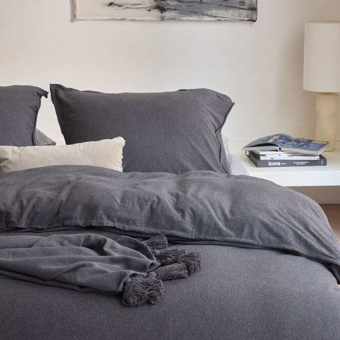 Walra - Dekbedovertrek Soft Comfort - 200x220 - Antraciet