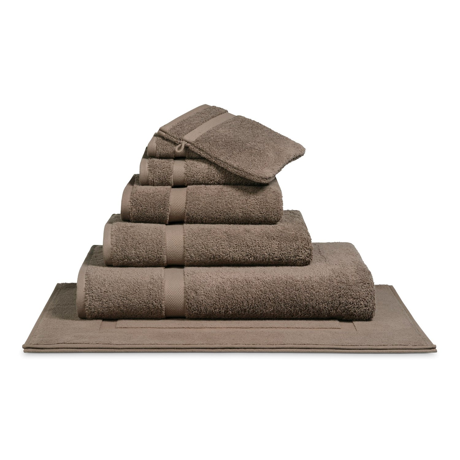 Ranger Badtextiel Espresso | 90 x 180 cm | Bruin | Katoen