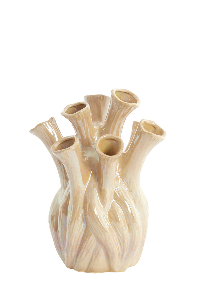 Light & Living - Vaas LYSET - Ø20x24.5 cm - Bruin