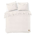 Dindi Home - Dekbedovertrek White Ruffle - 200x220 - Off White