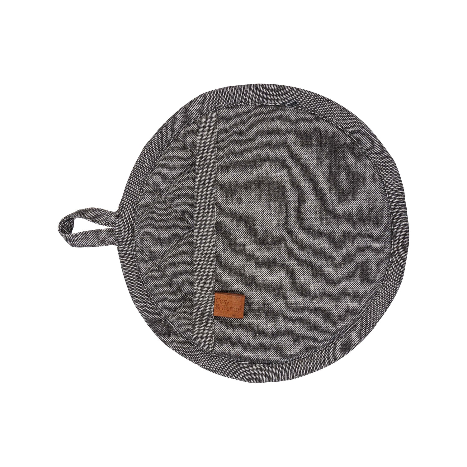 Cosy & Trendy Pannenlap Stoff Black Chambray