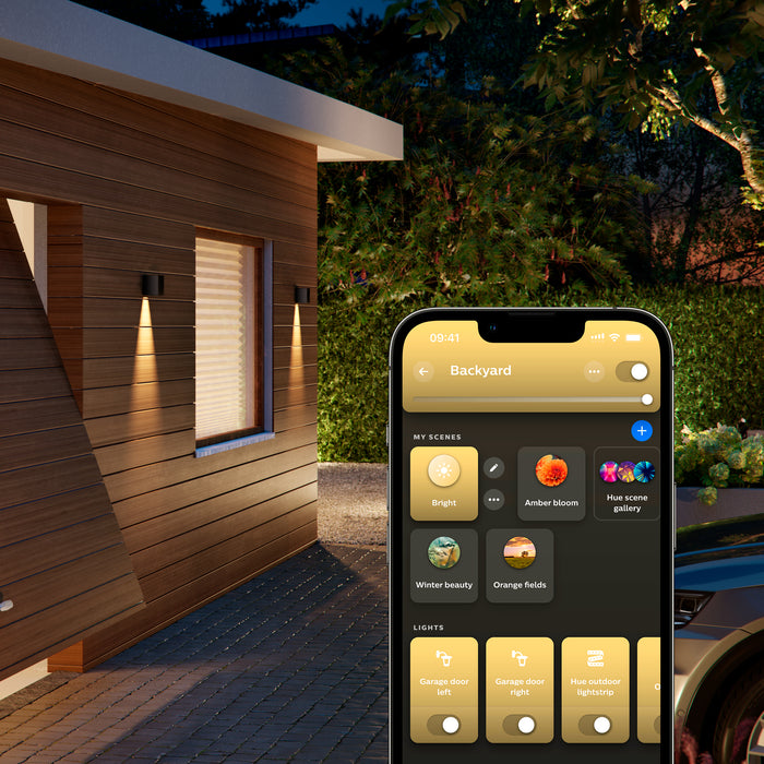 Philips Nightingale Wandlamp Buiten - Incl. Philips Hue White GU10