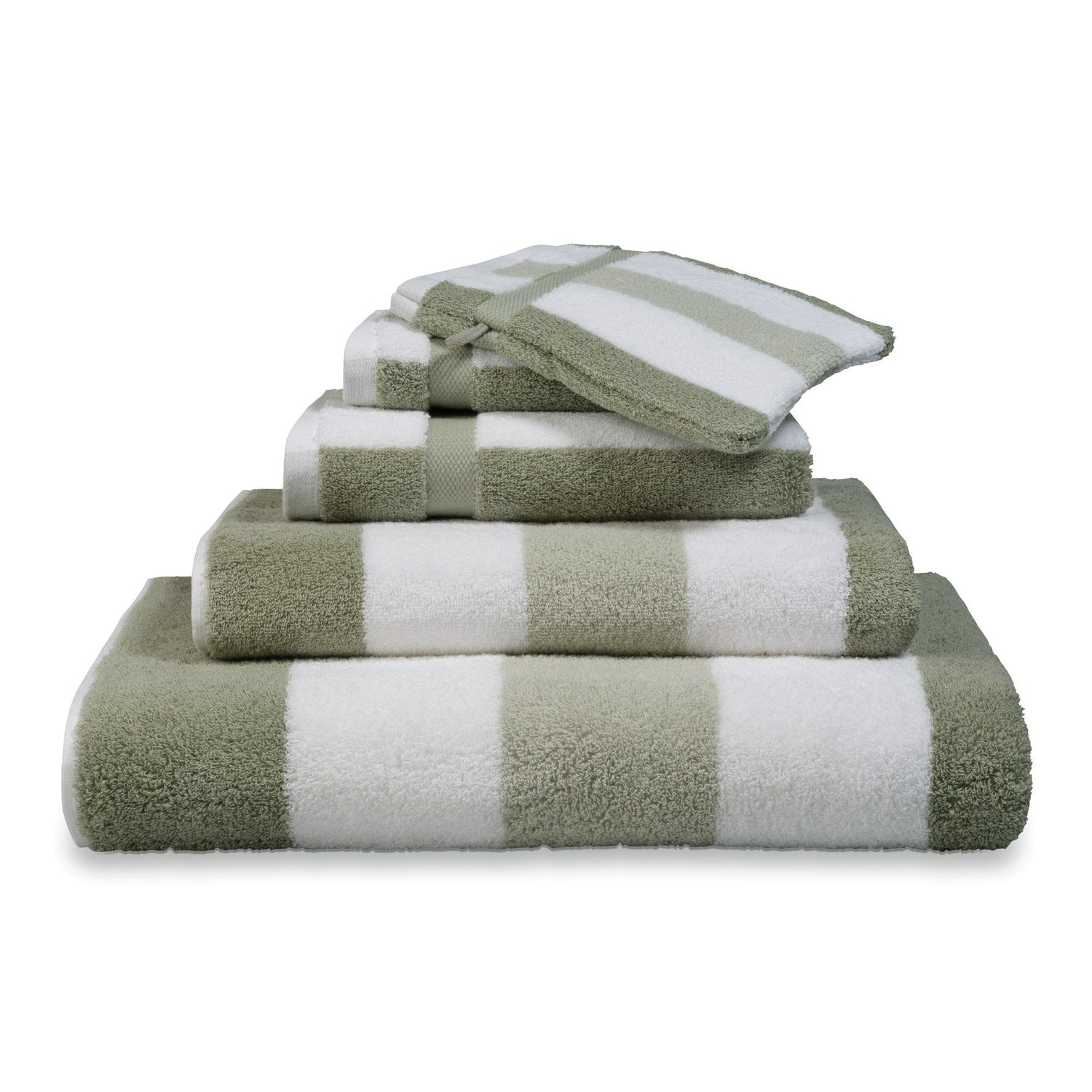 Vancouver Badtextiel Smoke Green | 68 x 127 cm | Groen | Katoen