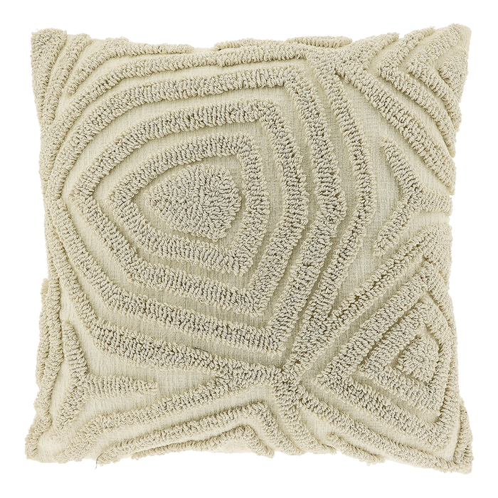 Unique Living - Sierkussen Corfu 45x45cm - Dove White