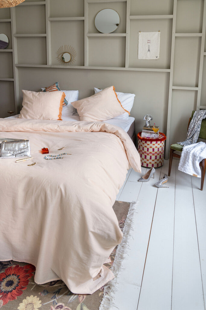 Dindi Home - Dekbedovertrek Funky Frills - 140x220 - Roze