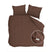 Walra - Dekbedovertrek Vintage Satin - 240x220 - Bruin