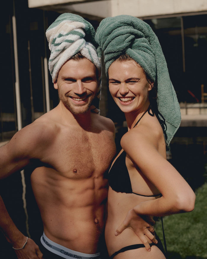 Ranger Badtextiel Mineral Blue | 90 x 180 cm | Blauw | Katoen