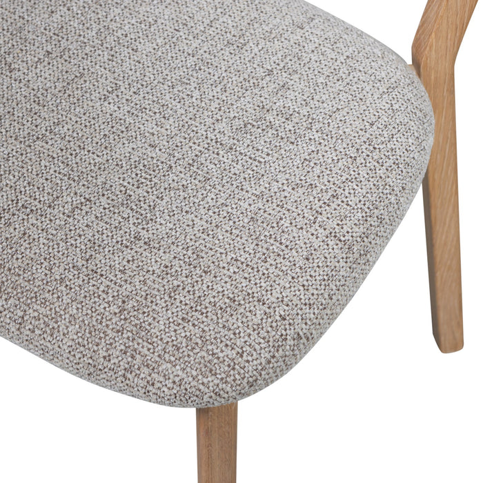 WOOOD Udar Eetkamerstoelen Houten Frame - Naturel - Set van 6