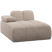 WOOOD Mojo Chaise Longue Element Bank Links - Wollig - Donkerzand