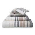 Ontario Badtextiel Stone | 68 x 127 cm | Grijs | Beige | Katoen