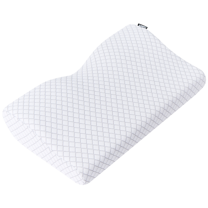 Beliani-ELGON-Hoofdkussen traagschuim-Wit-50 x 30 cm-Traagschuim