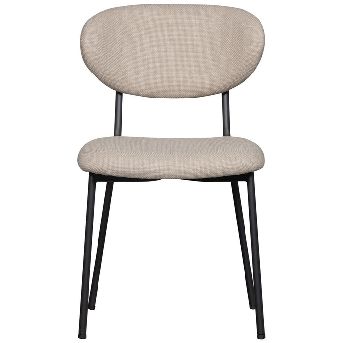 WOOOD Kjeld Eetkamerstoelen - Polyester - Naturel - Set van 6