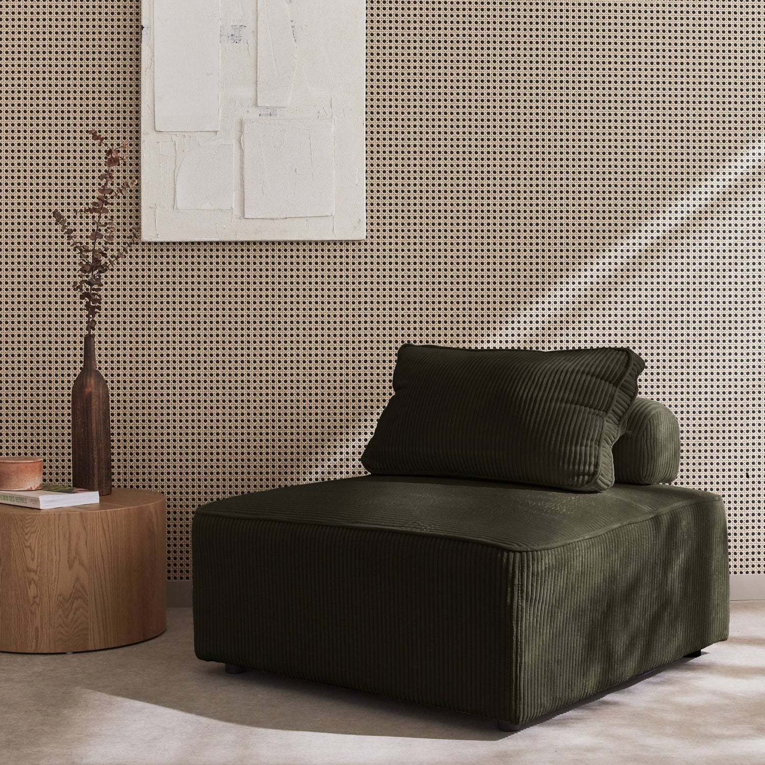 sweeek - Fauteuil corduroy 1 zitplaats