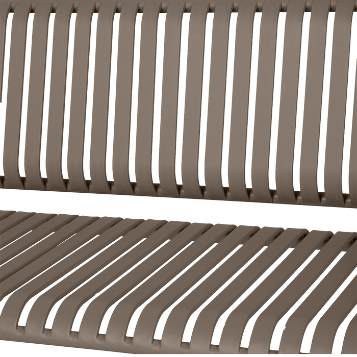 Lisomme Zahra Metalen Tuinbank Bruin