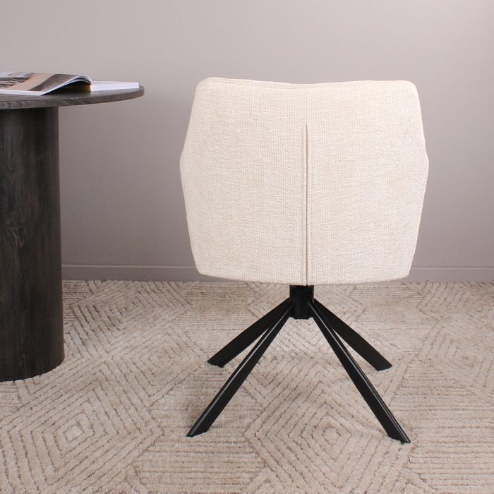 DS4U Lucky armstoel terugdraai - crème