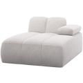 WOOOD Mojo Chaise Longue Element Bank Rechts - Bouclé - Ecru Melange