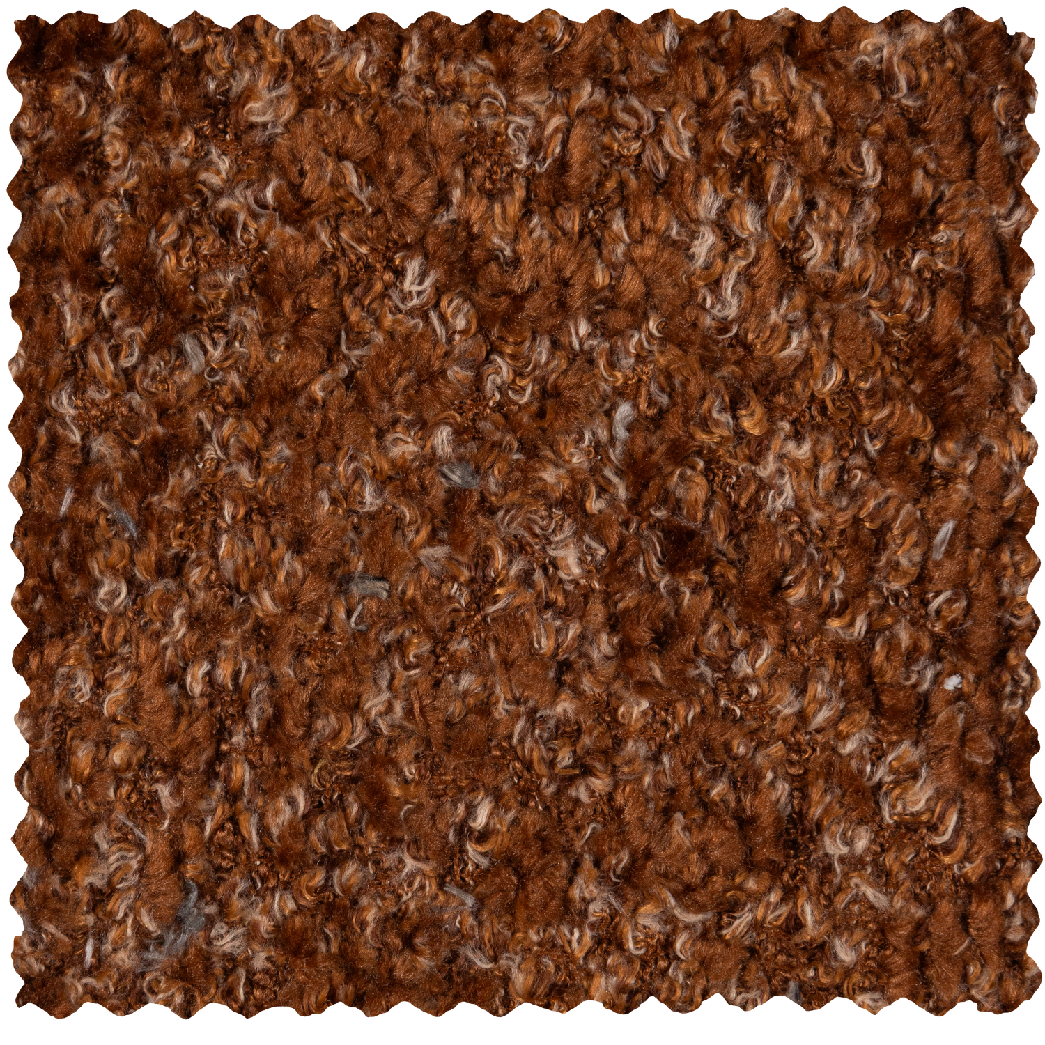 WOOOD Mojo Bank Hoekelement - Wollig - Roestbruin - 74x110x110