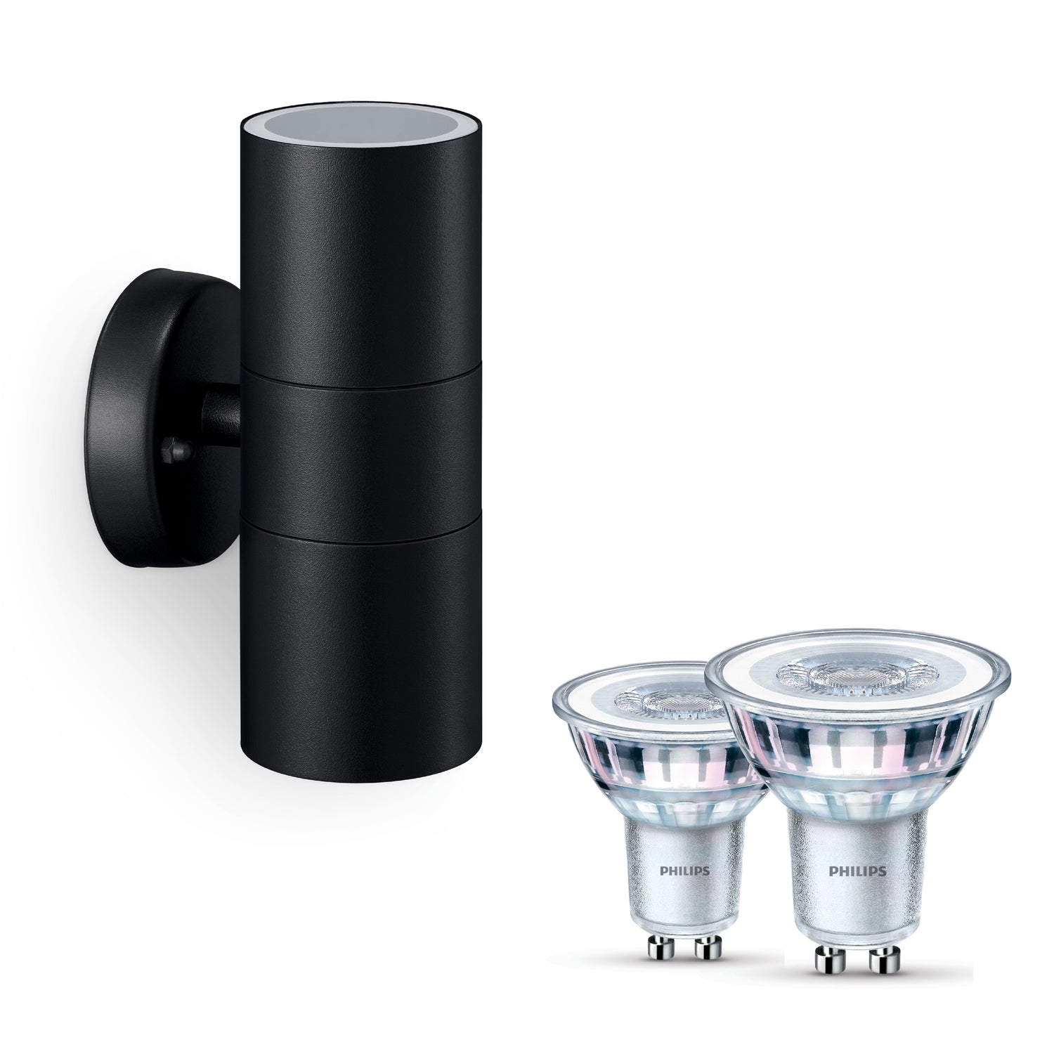 Philips Kylis Wandlamp Buiten - Incl. Philips LED GU10 50W - Up & Down