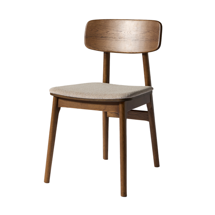 Olivine Nowi Houten Eetkamerstoel Gerookt Eiken
