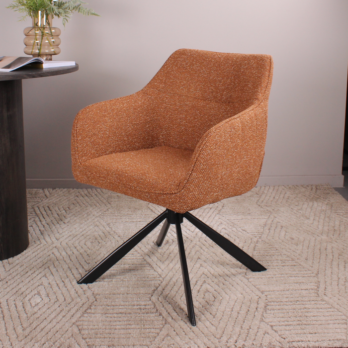 DS4U Seff armstoel terugdraai - roestbruin