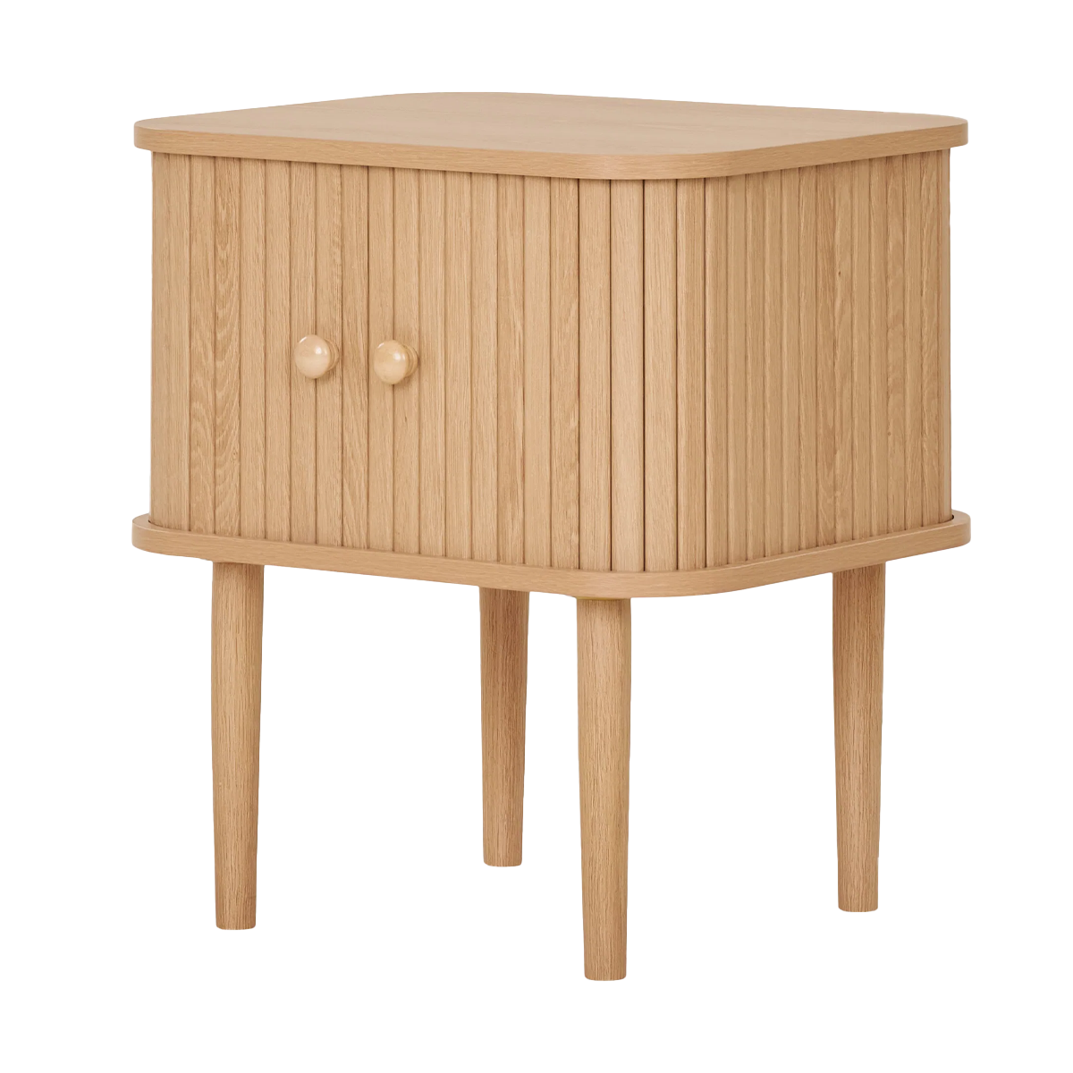 Artichok Ties Vierkante Houten Bijzettafel Naturel - 50,5 x 45 cm