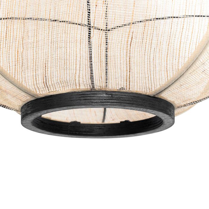 QAZQA Smart hanglamp bruin 48 cm incl. Wifi G95 - Rob