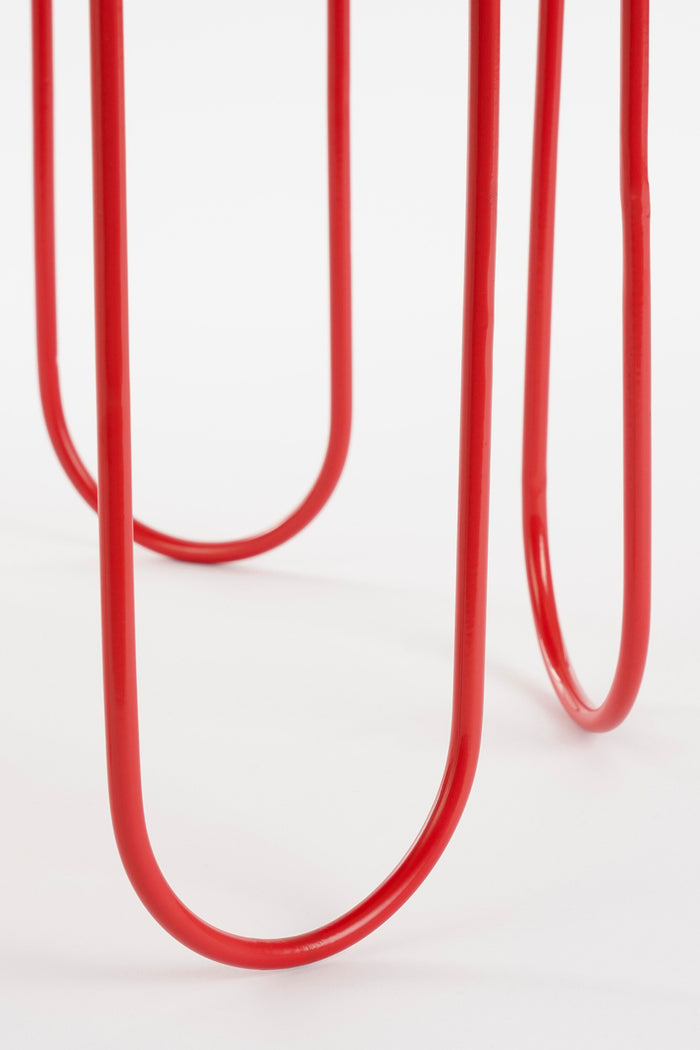 Mica Decorations Dione Bijzettafel - Set van 2 - H40 x Ø46 cm - Metaal