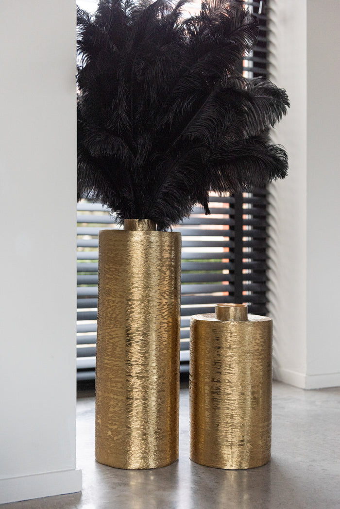 J-Line vaas Rond - metaal - goud - large - 60 cm hoog