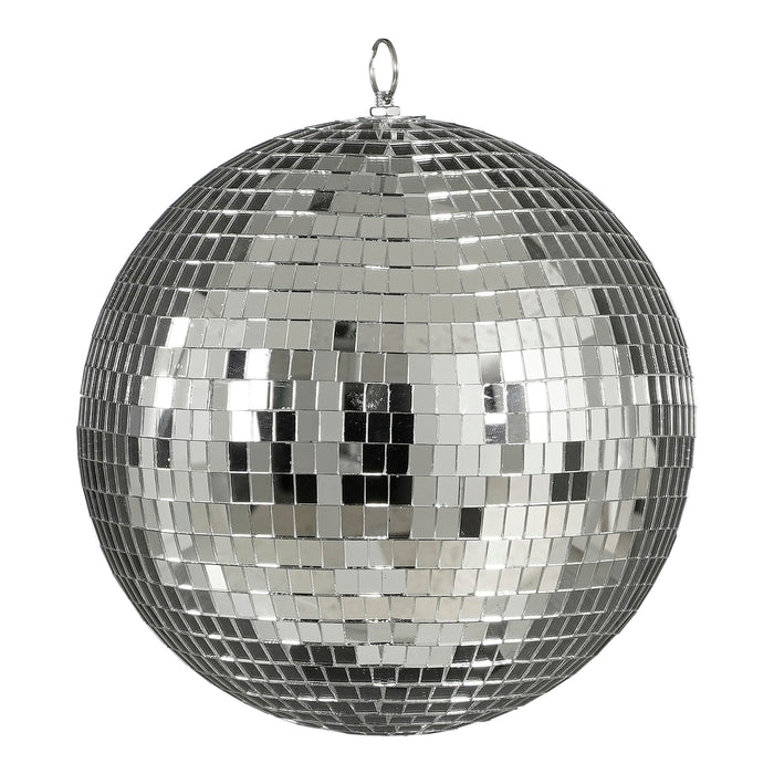 Mica Decorations Kerst Discobal - Ø25 cm - Zilver