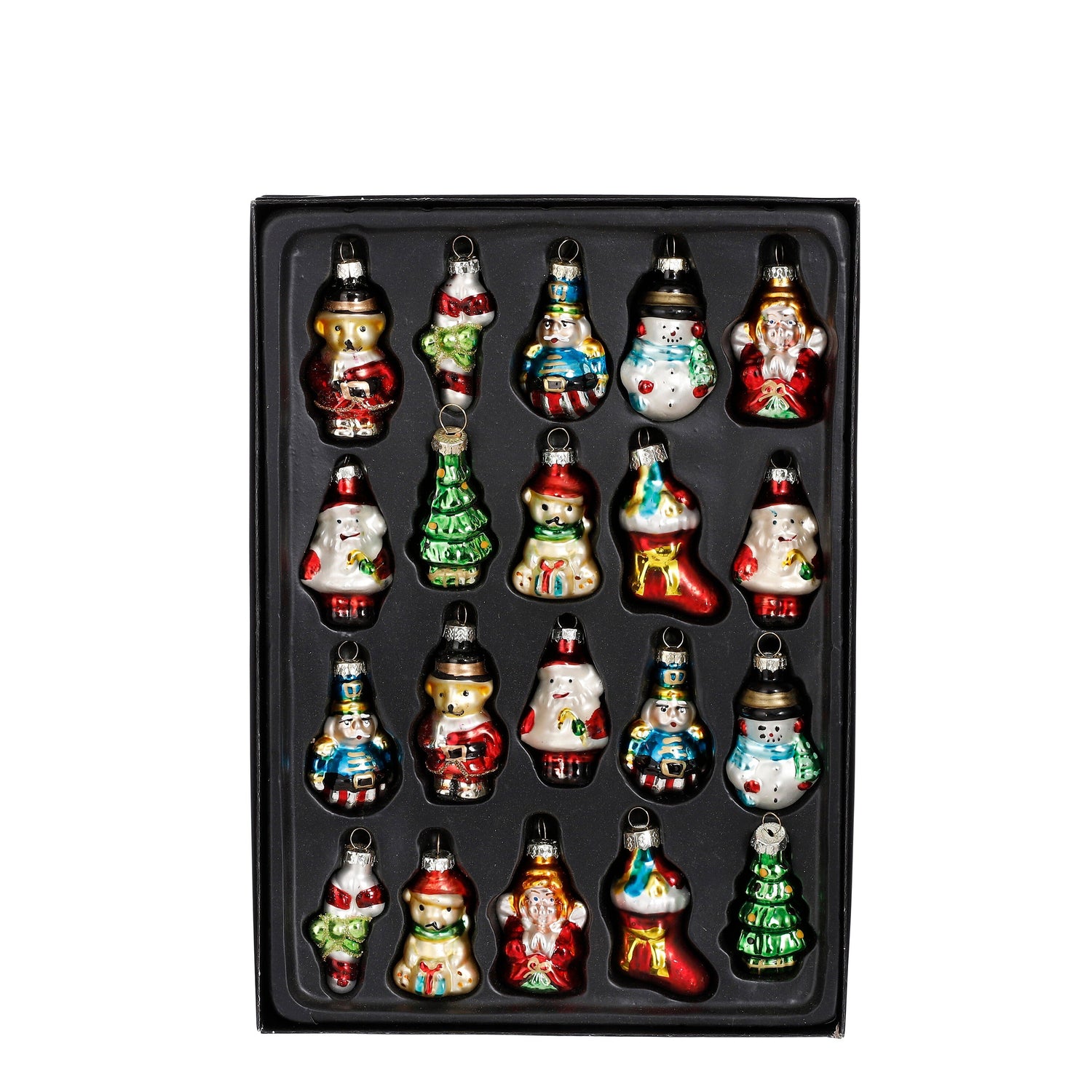 Mica Decorations Kerst Ornamenten - Set 20 stuks - Glas - Groen
