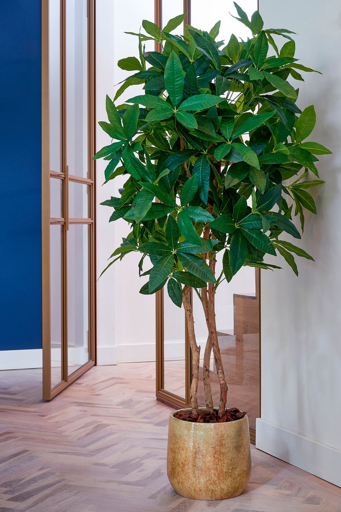 Mica Decorations Vingerplant Kunstplant - H150 x  Ø70 cm - Groen