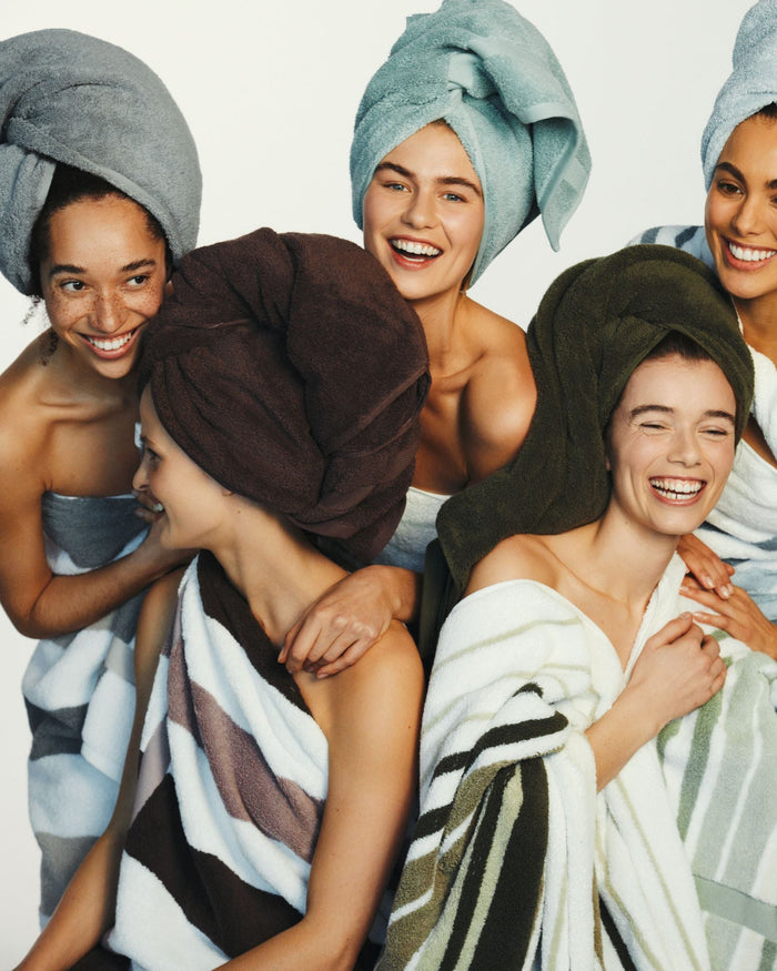 Ontario Badtextiel Salie | 68 x 127 cm | Groen | Katoen