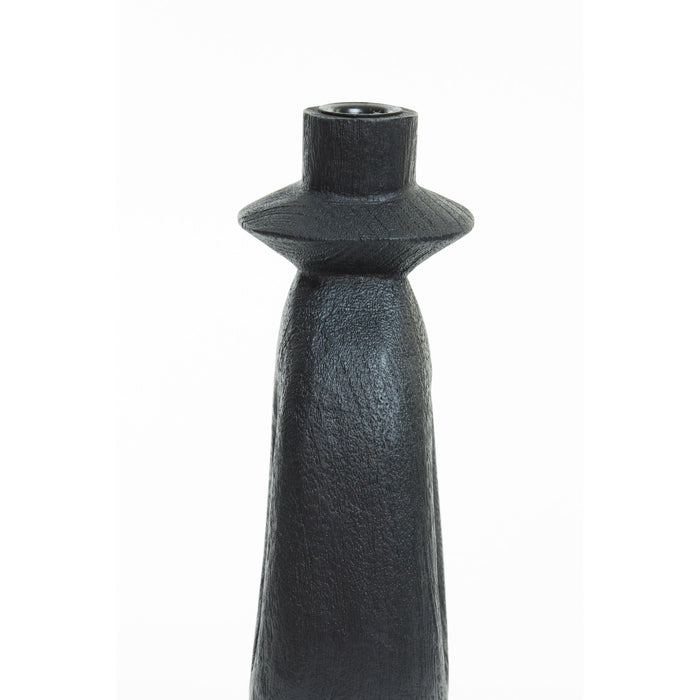 Light&living Kandelaar 14x14x50 cm DJANGO hout mat zwart