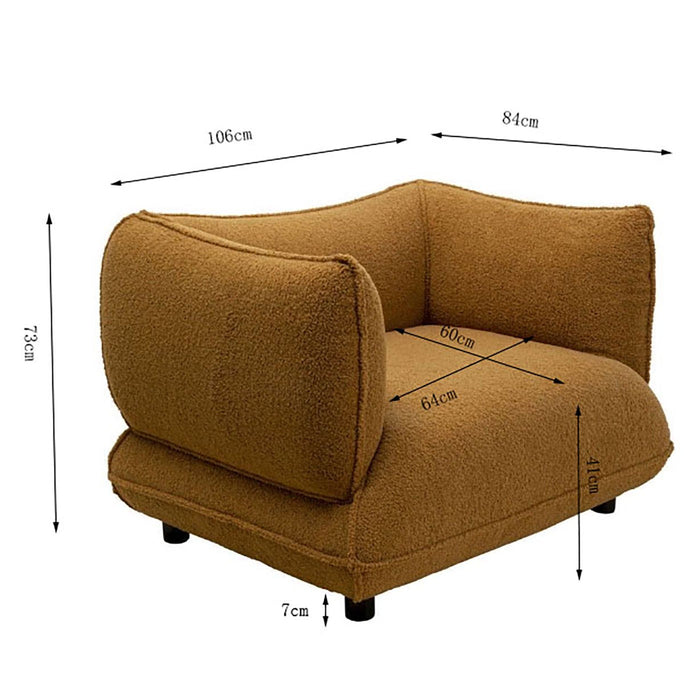 Fauteuil Gigi braun Kare Design