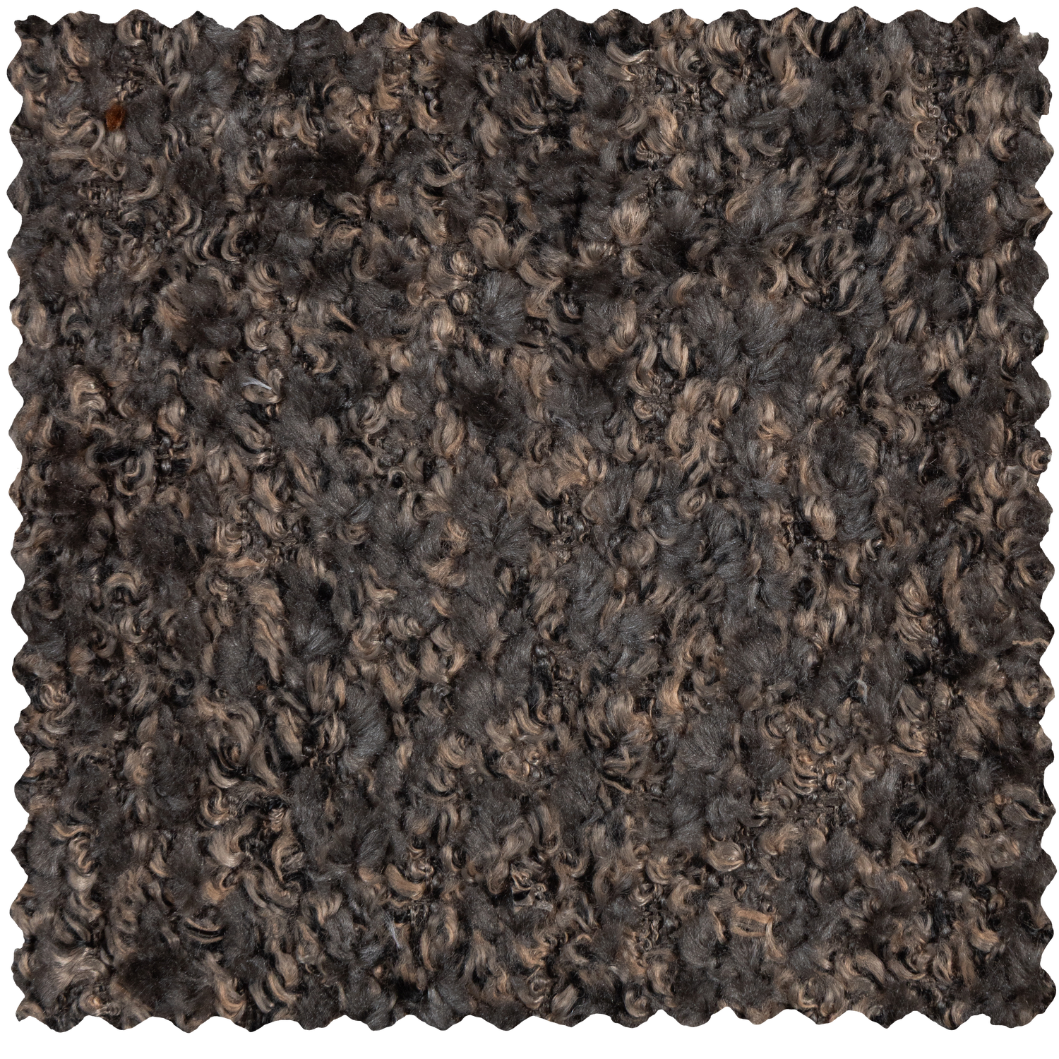 WOOOD Mojo Bank Hoekelement - Wollig - Bruin - 74x110x110