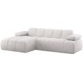 WOOOD Mojo Chaise Longue Bank Links - Bouclé - Ecru Melange