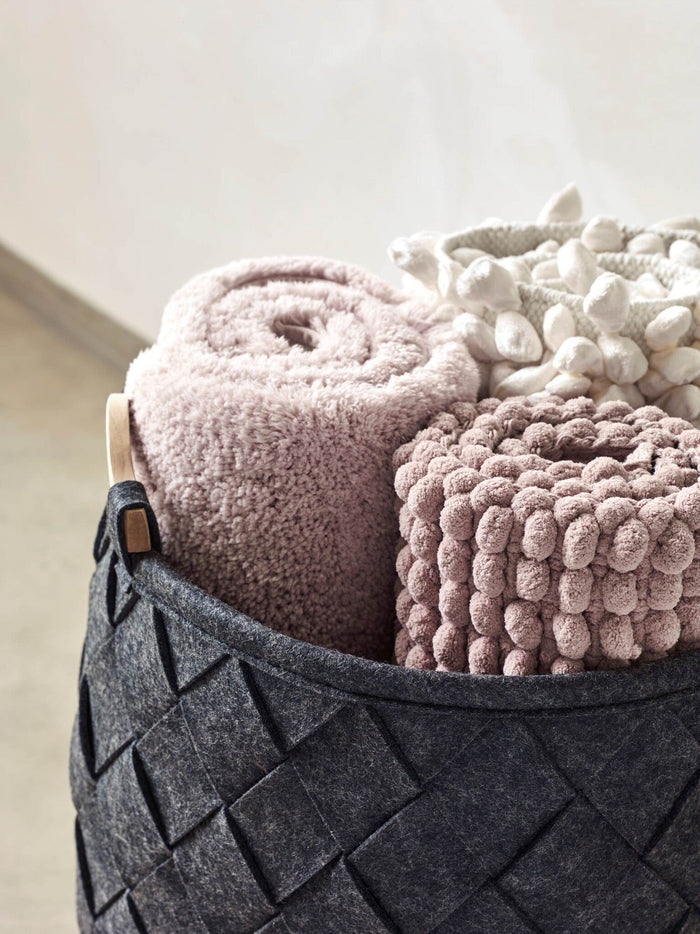 Axel Badmat Nude | 60 x 60 cm | Beige | Katoen | Polyester