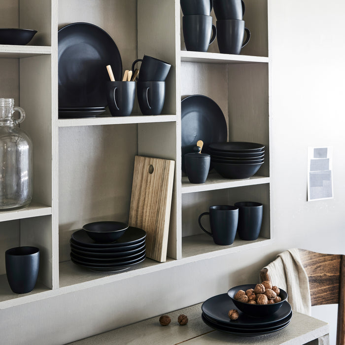 vtwonen Serviesset - Set van 60 - Zwart