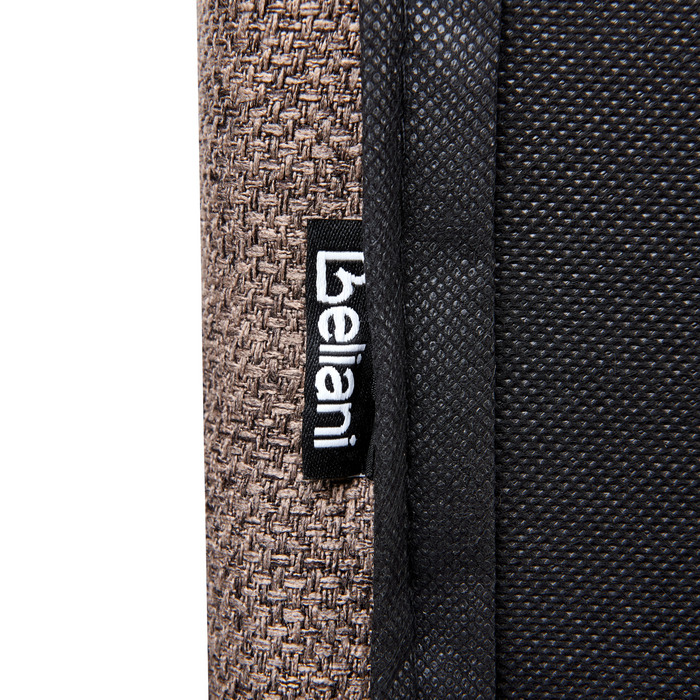 Beliani-CAMPAGNE-Bed met opbergruimte-Bruin-180 x 200 cm-Polyester