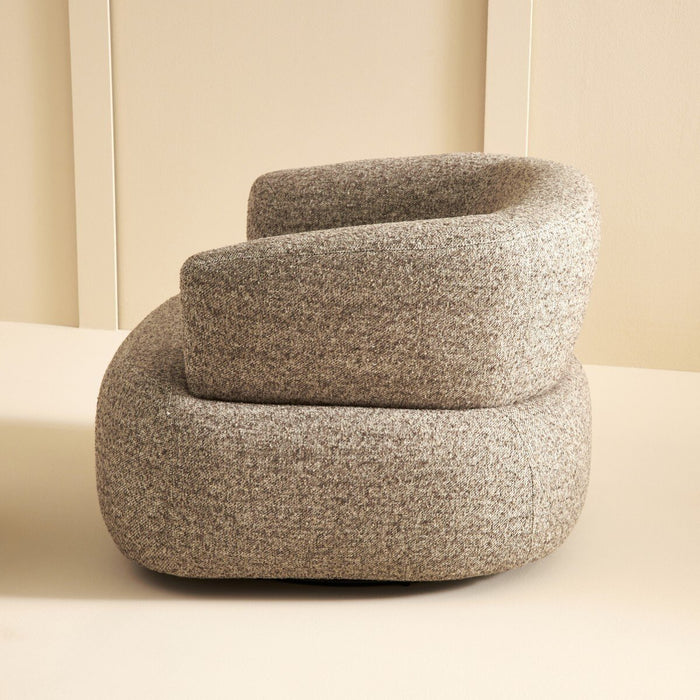 Calicosy - Draaistoel in bruin stof REGIS - Bruin