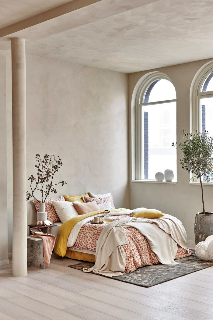 Home Pique Sprei Sunlight | 270 x 250 cm | Geel | Goud | Katoen