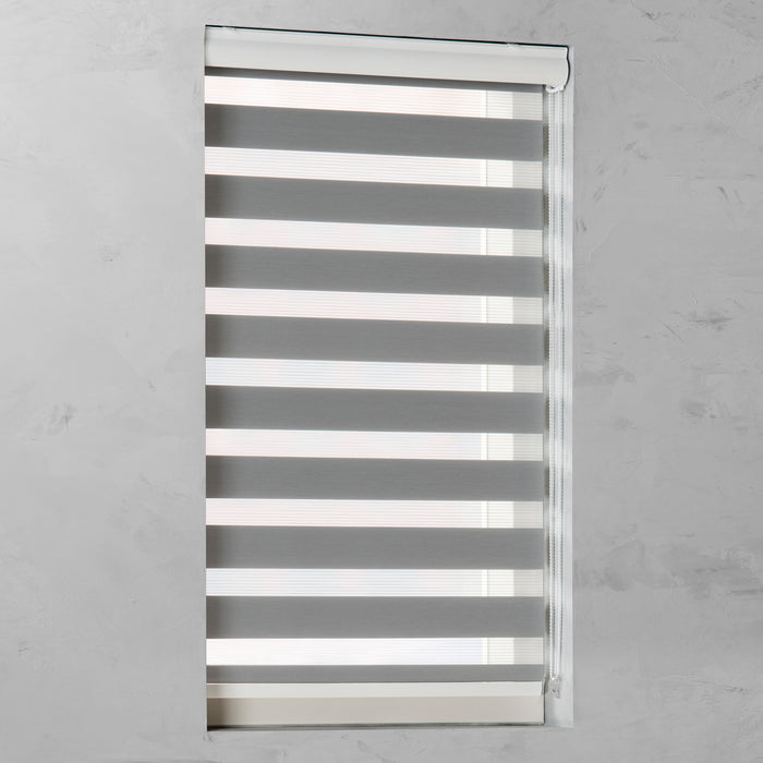 Rollit Noah Duo Rolgordijn Grijs