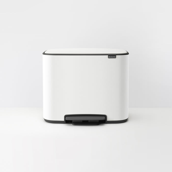 Brabantia Bo Pedaalemmer 3 x 11 L  - Wit