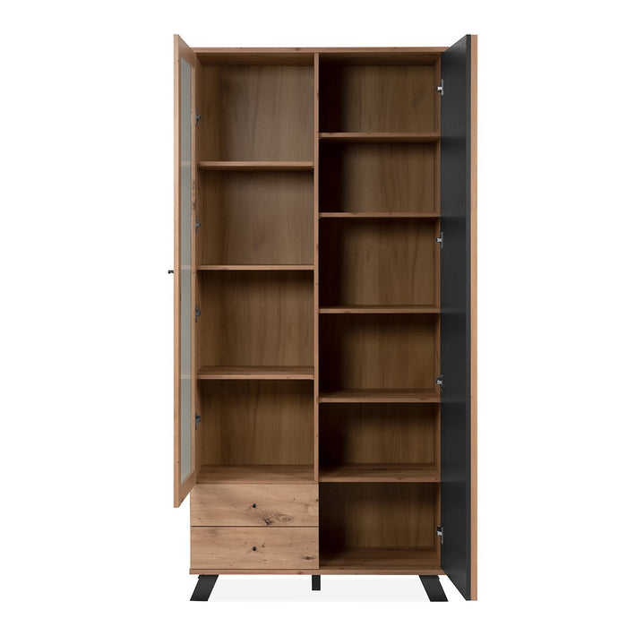 Calicosy - Vitrinekast Lublin - 92 cm - Eikendecor