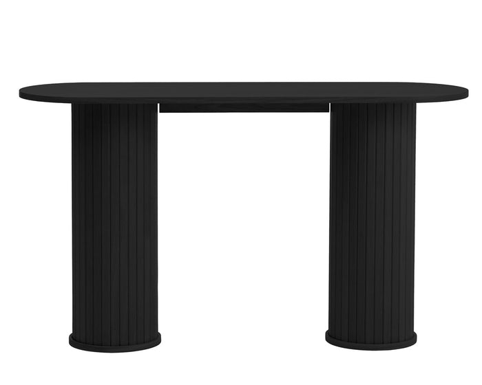 Giga Living - Sidetable Zwart Eikenhout - 130x40x75cm - Nola