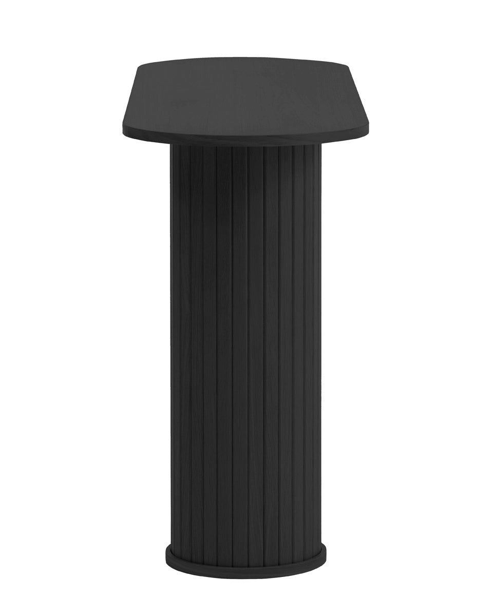 Giga Living - Sidetable Zwart Eikenhout - 130x40x75cm - Nola