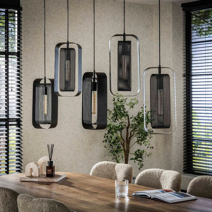 Fraaai - Kasey hanglamp 5L - artic zwart